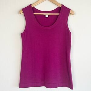 Coldwater Creek Wool Blend Sweater Tank Shell Size Large 14 EUC